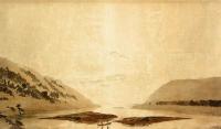 Friedrich, Caspar David - Mountainous River Landscape Day Version
